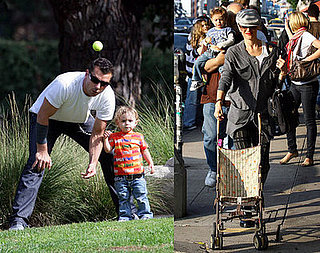 Gwen Stefani, Gavin Rossdale, Kingston Rossdale at the Park