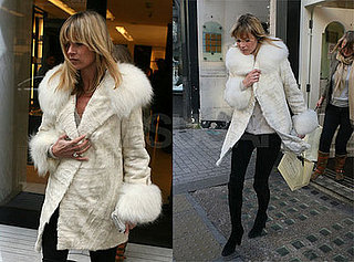 Kate Moss Gets Into the Holiday Spirit