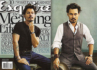 Johnny Depp and Tim Burton in Esquire, January 2008