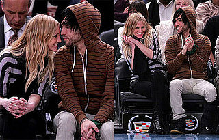 Ashlee and Pete Take Their Love Courtside