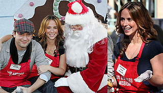 Jennifer Love, Ross and Santa Help Out On Xmas Eve