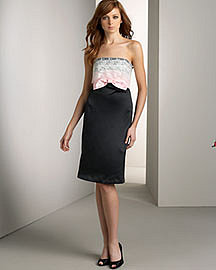 Betsey Johnson Strapless Lace Dress Neiman Marcus