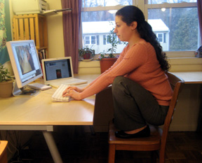 Work it Girl:  Chair Squat