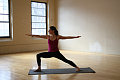 Strike a Yoga Pose:  Warrior 2