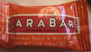LARABAR:  Cashew Cookie