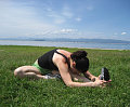 How to Do Head to Knee Pose