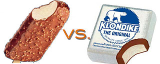 Klondike Bar vs. Crunch Ice Cream Bar