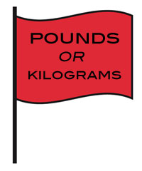 Diet Tip:  Create A Red Flag Weight