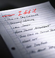"I Did It" List