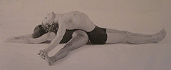 Partner Yoga Pose: Seated Straddle Lounge Partner Yoga Pose: Seated Straddle Lounge
