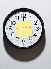 Fit Tip:  Pick a Time to Work Out and Stick to It