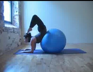 Get on the Ball:  Forearm Stand into Scorpion 