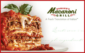 Romano's Macaroni Grill Breakdown