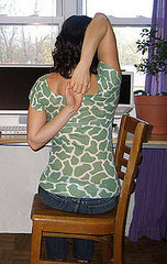 Desk Stretch for Shoulders and Triceps