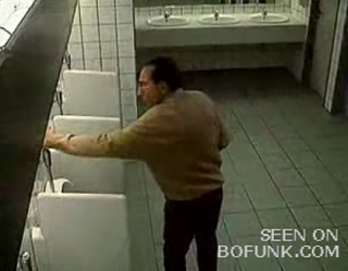 Men's Urinal Prank