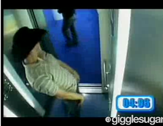 Crazy Guy In Doorway Prank
