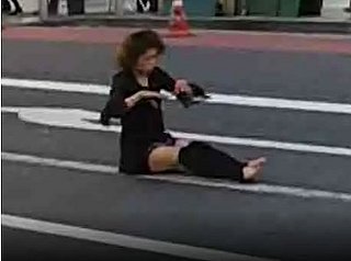 Dancing Woman in Shinjuku District