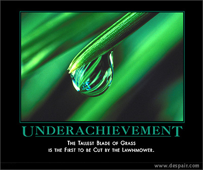 underachievement underachievement