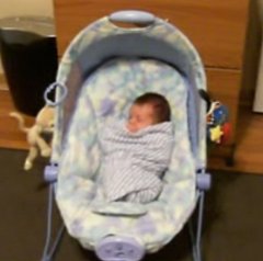 Cute Alert: Hiccuping Newborn