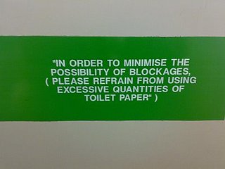 Speaking of Blockages...