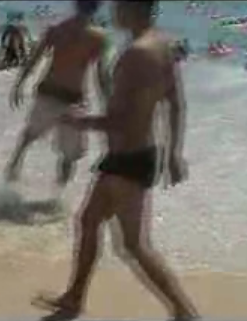 Dude Walks On Beach With Erection