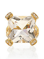 Guess Clear Stone Ring