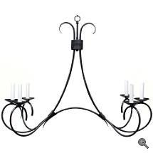 Steel Six Light Chandelier - Grandin Road