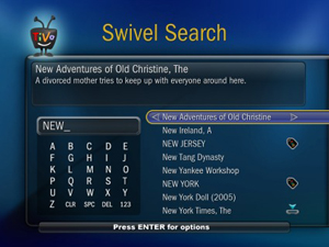 TiVo Launches 'Swivel Search'