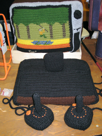 Totally Geeky or Geek Chic? Crocheted Atari
