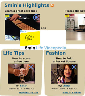 Website of the Day: 5min Life Videopedia