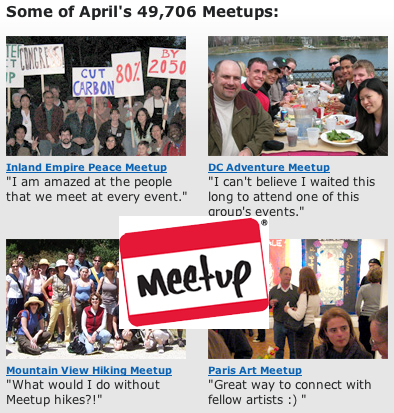 Website of the Day: Meetup