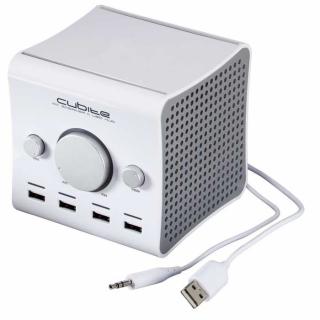 Two-In-One: Cubite USB Speaker And Hub