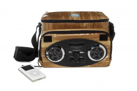 Cooler Keeps Drinks Cold, MP3s Pumping