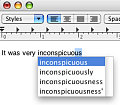 Geek Tip: Completing A Word In TextEdit or Pages