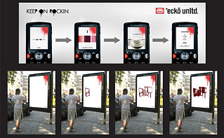 Tech News Roundup - Interactive Graffiti Billboard