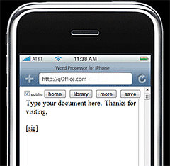 Geek Tip: gOffice The iPhone Word Program 