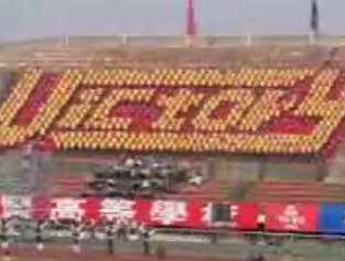 Amazing Human LCD Soccer Fans
