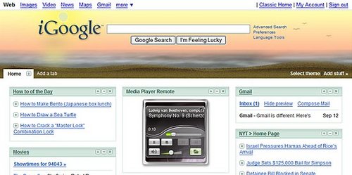 Geek Tip: Add Desktop Gadgets To Your iGoogle Page 
