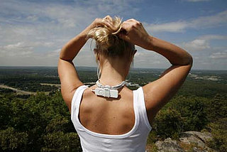 The nekFIT Holds Your iPod On The Back Of Your Neck