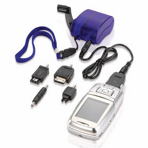 Wind-Up Cell Phone Charger