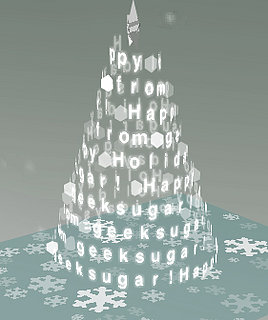 How To: Create a Virtual Xmas Tree E-card