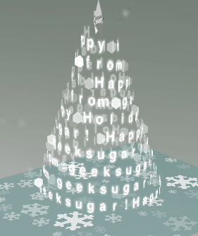 How To: Create a Virtual Xmas Tree E-card