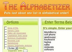 Geek Tip: Sort Any List With the Alphabetizer
