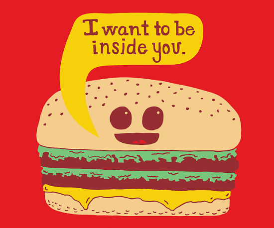 Fast Food Nation Hearts Threadless T-Shirts (& So Do I)