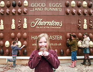 Chocolate Billboard Disappears Fast