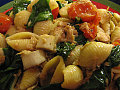 Yummy Link: Tuna Pasta with Tomatoes and Spinach