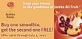 Buy One Jamba Juice Smoothie, Get One Free!