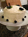 52 Weeks of Baking: Fresh Lime Chiffon Cake with Strawberries & Blackberries