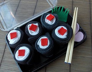 Yummy Link: Sock and Roll Sushi