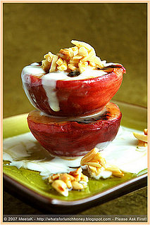 Yummy Link: Grilled Peaches with Eucalyptus Honey Yogurt